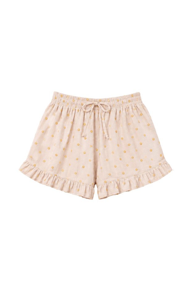 Eye Catcher Frilled Shorts - Lemon OG - Tops Eye Catcher Frilled Shorts - Lemon OG - Tops