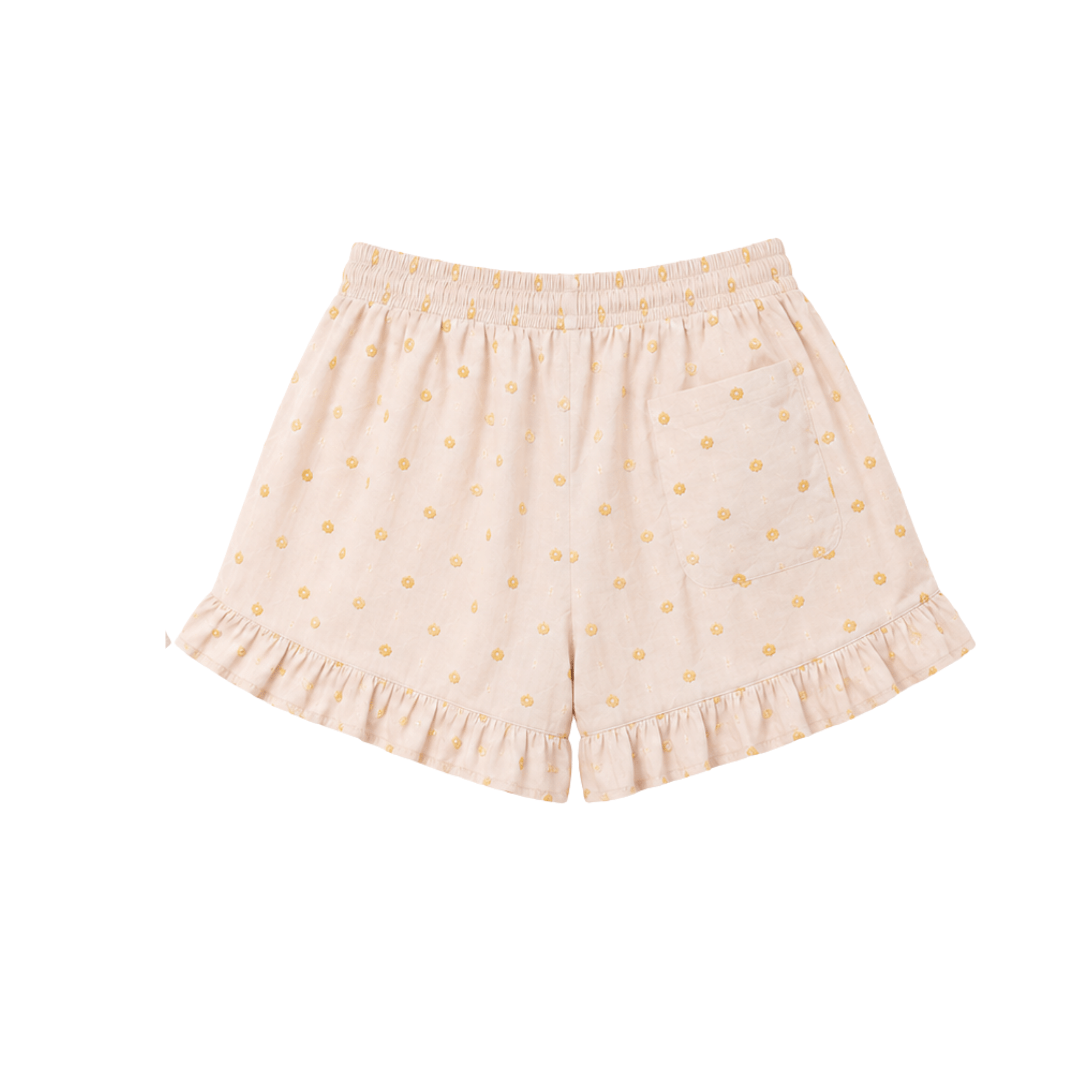 Eye Catcher Frilled Shorts - Lemon OG - Tops Eye Catcher Frilled Shorts - Lemon OG - Tops