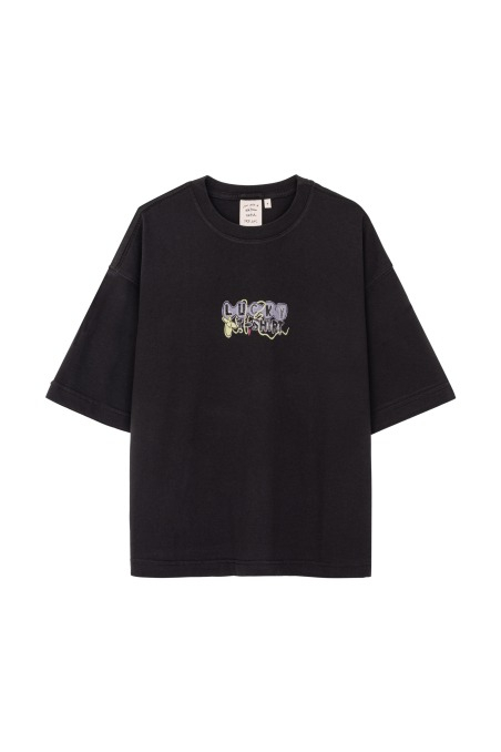 JD Lucky Tee - Acid Black - Tees JD Lucky Tee - Acid Black - Tees