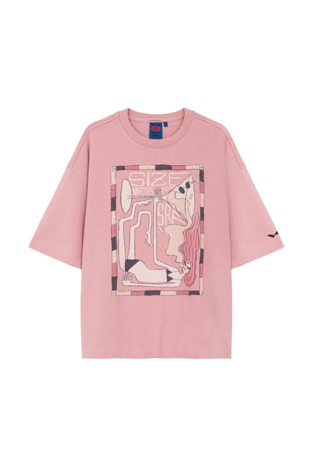Size Matters Tee - Pink Kush - T-shirts Size Matters Tee - Pink Kush - T-shirts