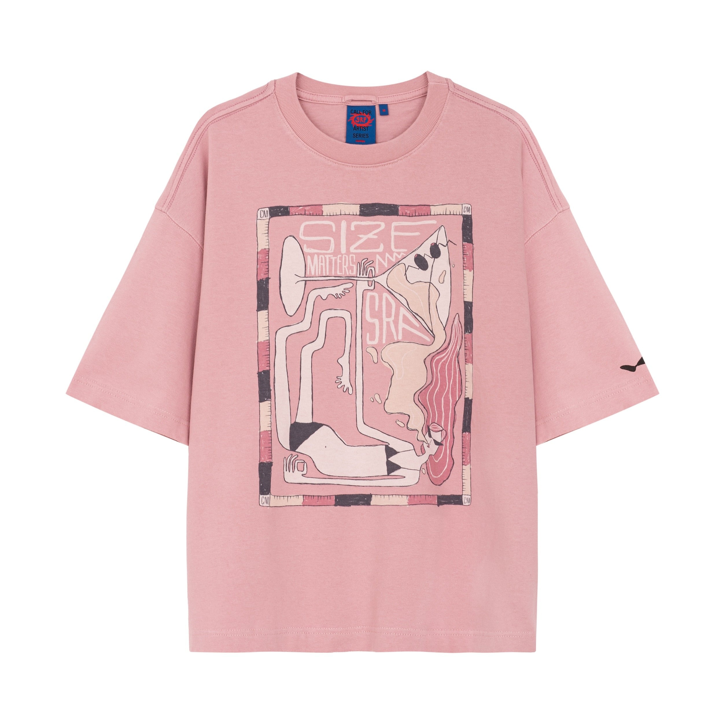 Size Matters Tee - Pink Kush - T-shirts Size Matters Tee - Pink Kush - T-shirts