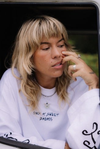 JD Sweet Badass Ls - Paper White - Longsleeve
