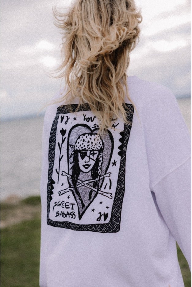 JD Sweet Badass Ls - Paper White - Manga larga JD Sweet Badass Ls - Paper White - Manga larga