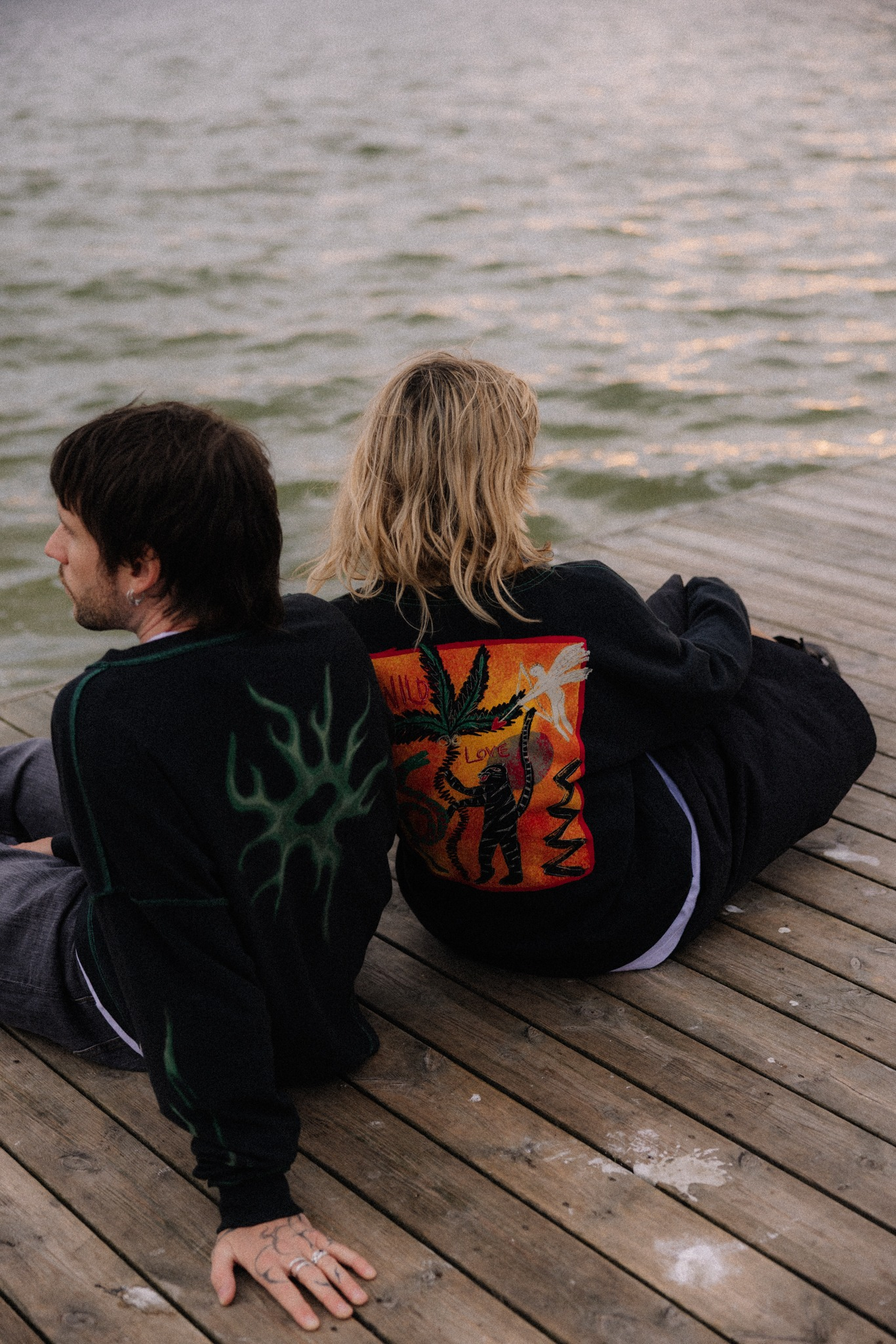 JD Double Longsleeve - Acid Black - Longsleeve