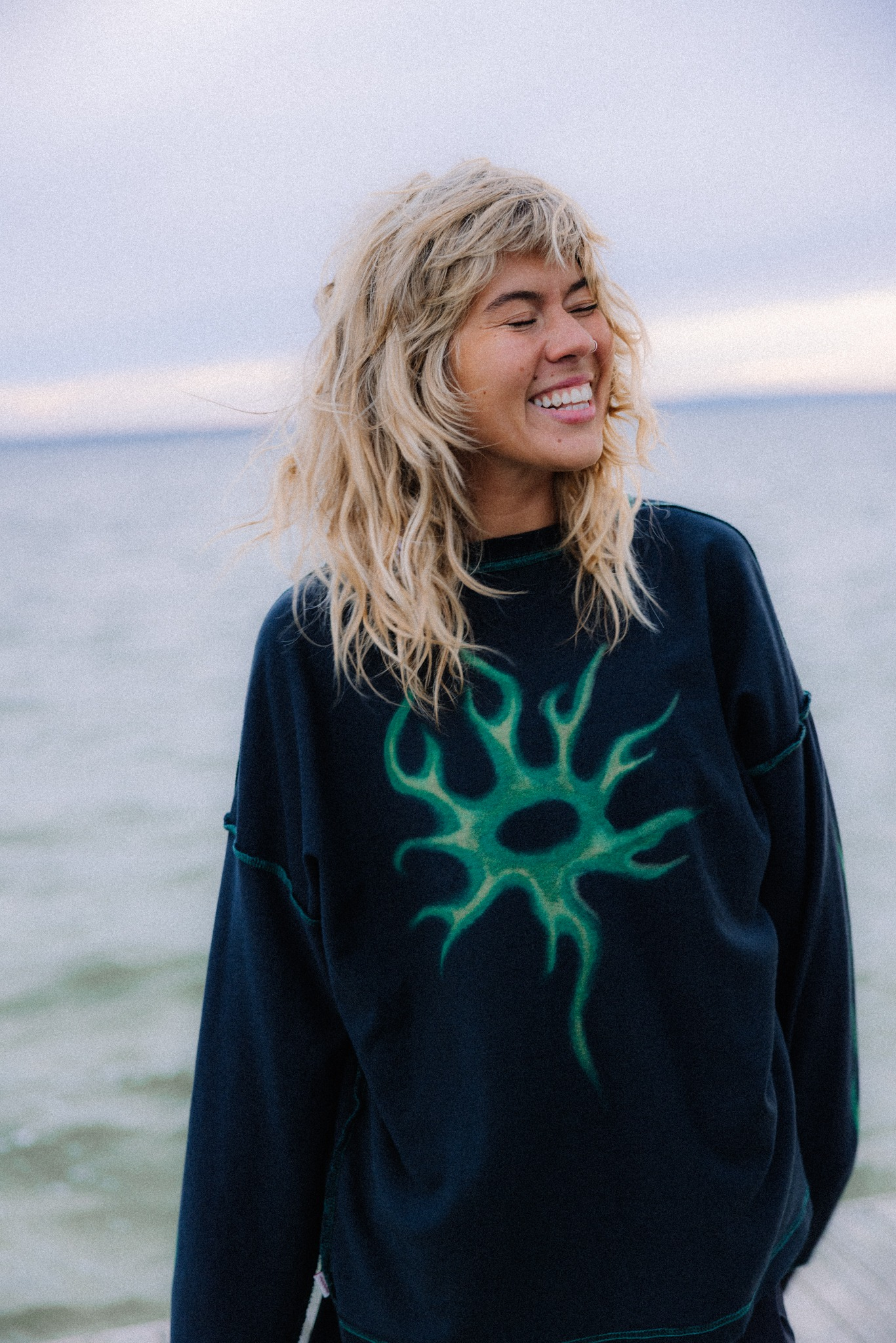 JD Double Longsleeve - Acid Black - Longsleeve JD Double Longsleeve - Acid Black - Longsleeve