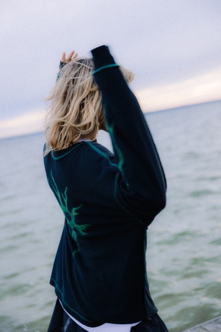 JD Double Longsleeve - Acid Black - Longsleeve JD Double Longsleeve - Acid Black - Longsleeve