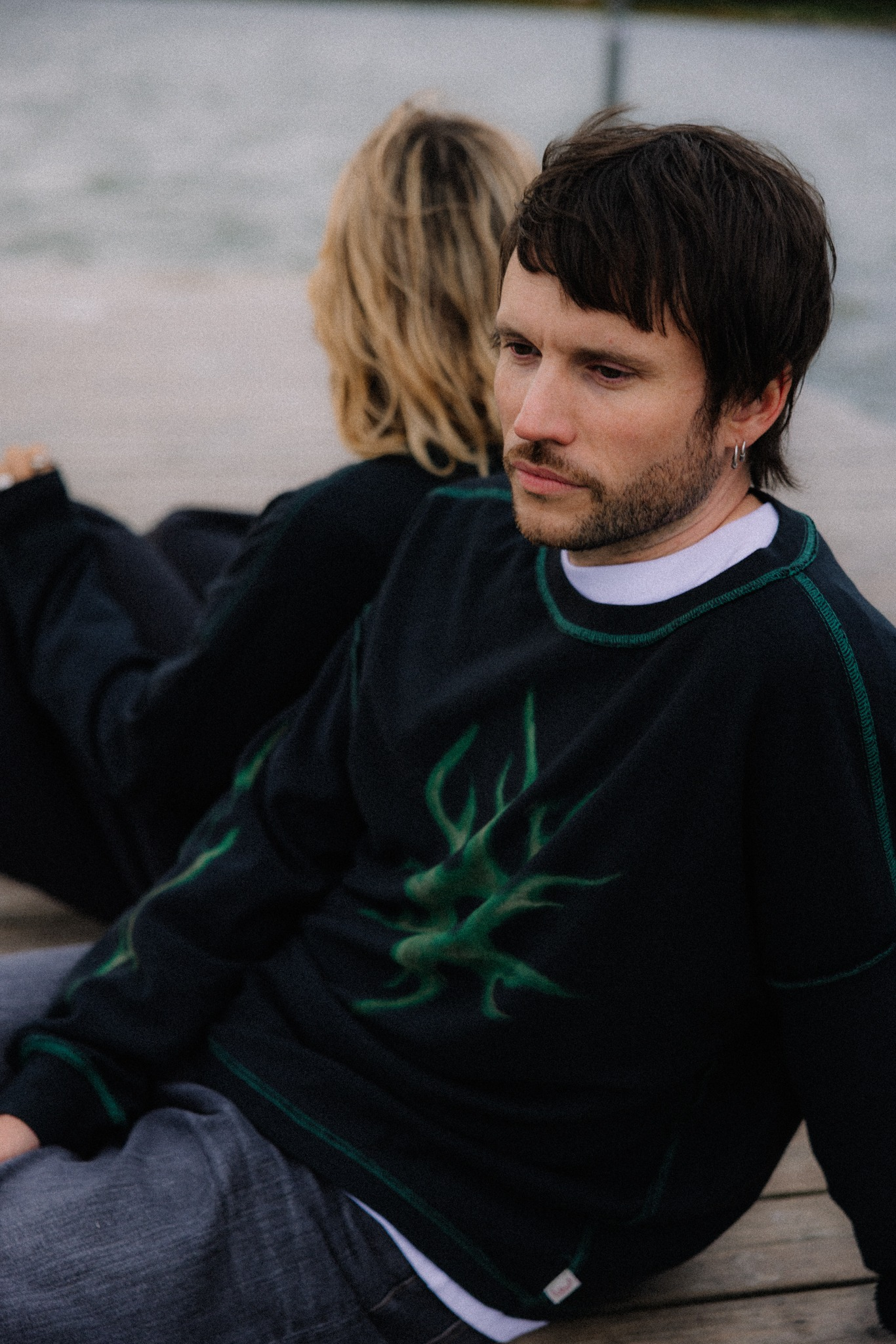JD Double Longsleeve - Acid Black - Longsleeve
