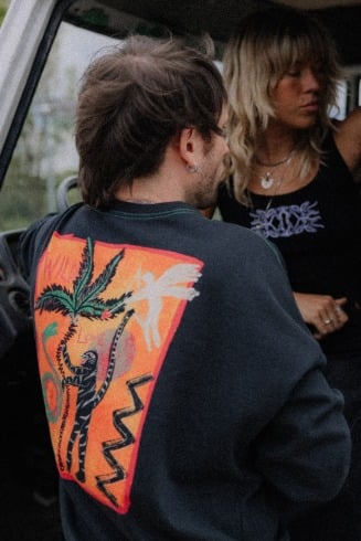 JD Double Longsleeve - Acid Black - Longsleeves