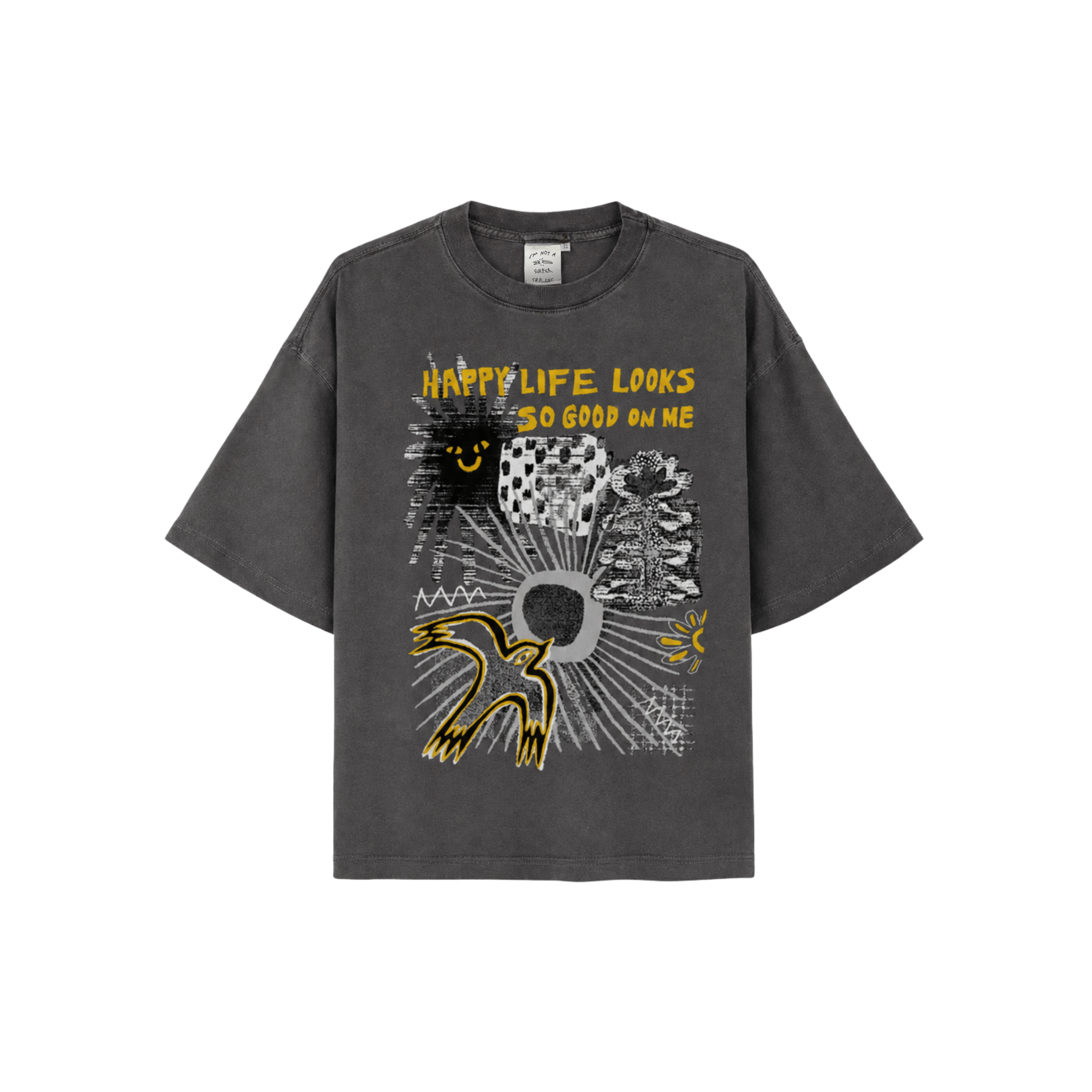 JD Happy Life Tee - Pacific Mist - Tee