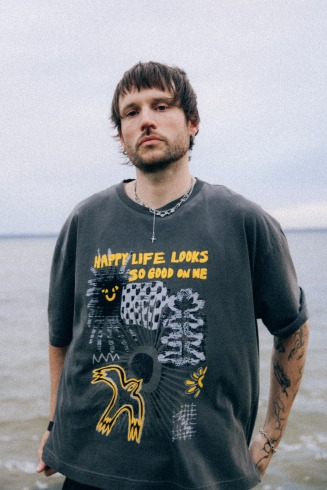 JD Happy Life Tee - Pacific Mist - Magliette