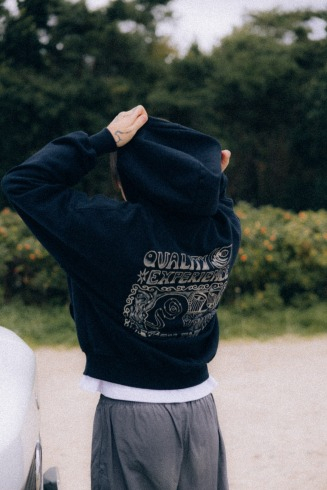 JD Experience Hoodie - Space Black - Bluzy