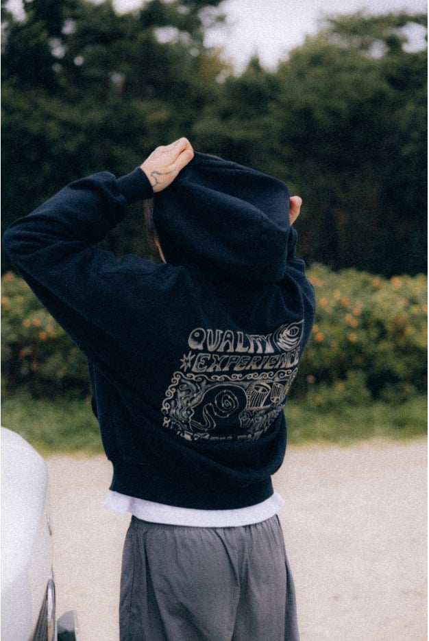 JD Experience Hoodie - Space Black - Bluzy JD Experience Hoodie - Space Black - Bluzy