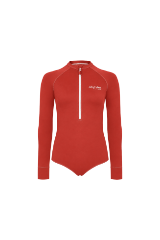 Retro Swimsuit - Panama Red
