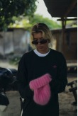 Olivia Little Tiger Beanie - Flamingo - Berretti