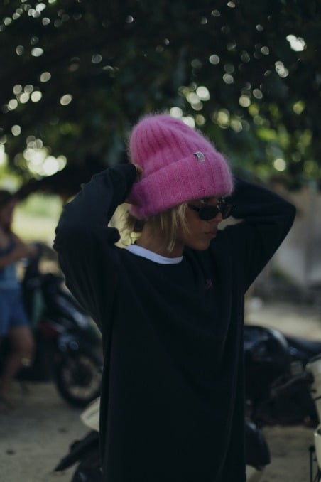 Olivia Little Tiger Beanie - Flamingo - Berretti Olivia Little Tiger Beanie - Flamingo - Berretti