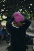Olivia Little Tiger Beanie - Flamingo - Berretti