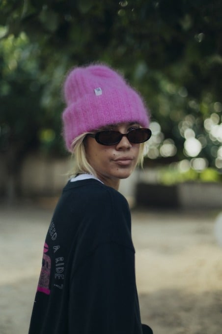 Olivia Little Tiger Beanie - Flamingo - Berretti Olivia Little Tiger Beanie - Flamingo - Berretti