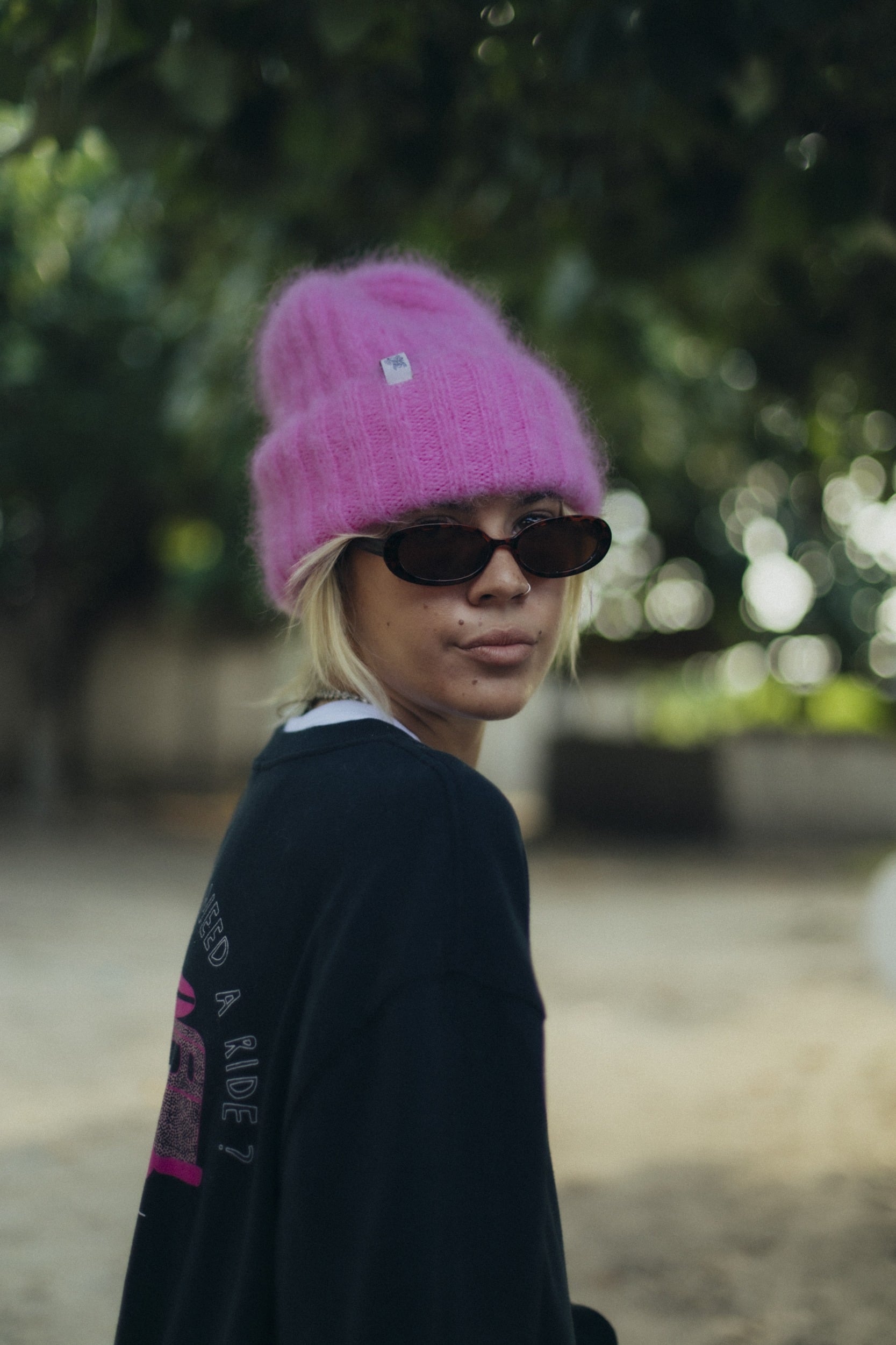 Olivia Little Tiger Beanie - Flamingo - Berretti
