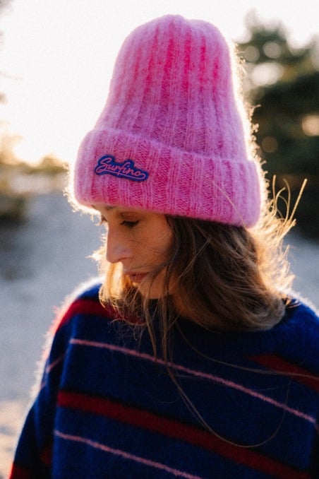 Surf Club Olivia Beanie - Pink Fuzz - Bonnets Surf Club Olivia Beanie - Pink Fuzz - Bonnets