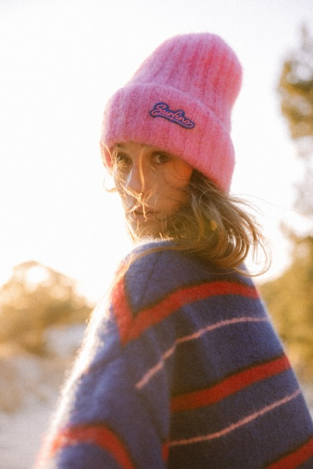 Surf Club Olivia Beanie - Pink Fuzz - Bonnets Surf Club Olivia Beanie - Pink Fuzz - Bonnets