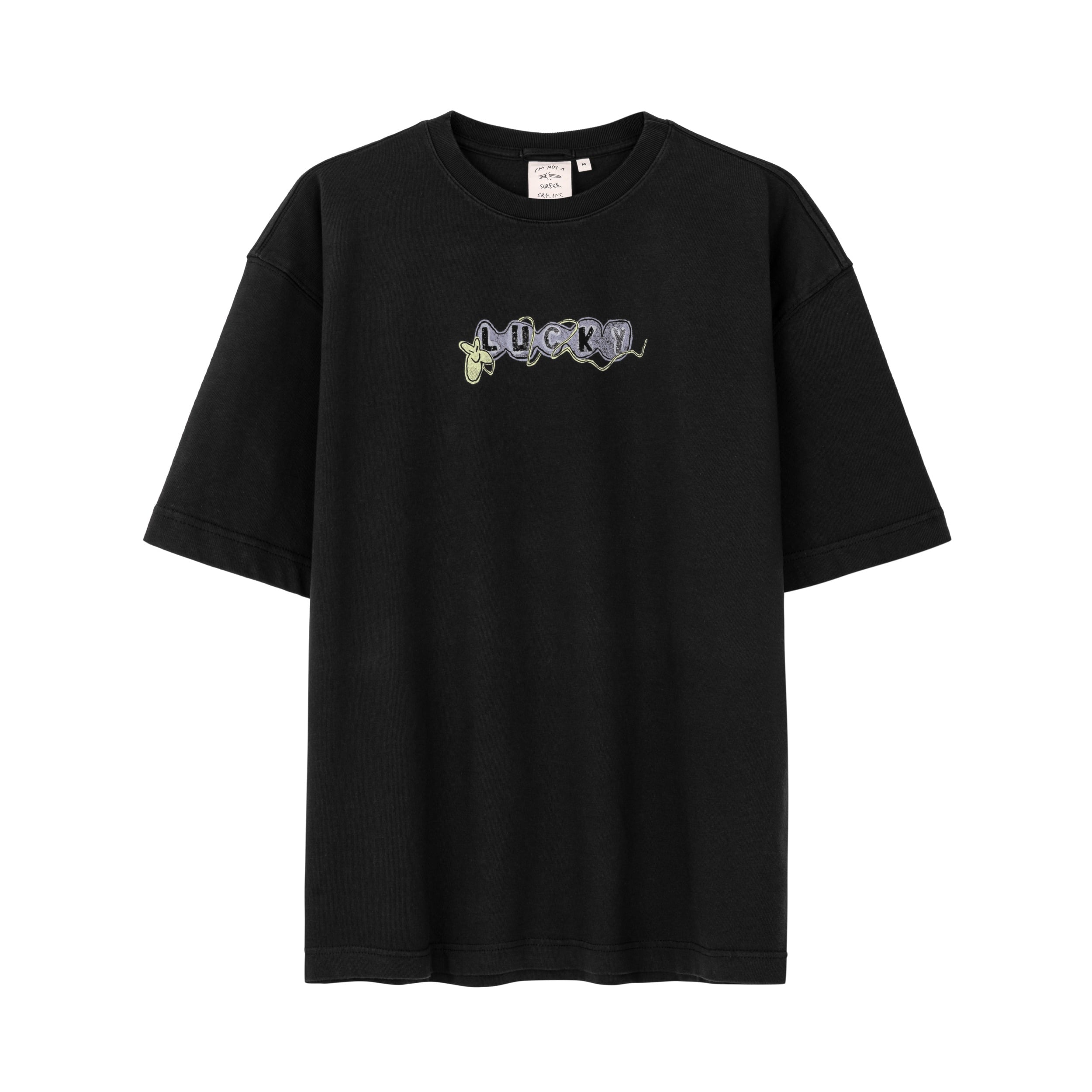 JD Good Luck Tee - Acid Black - Tee JD Good Luck Tee - Acid Black - Tee