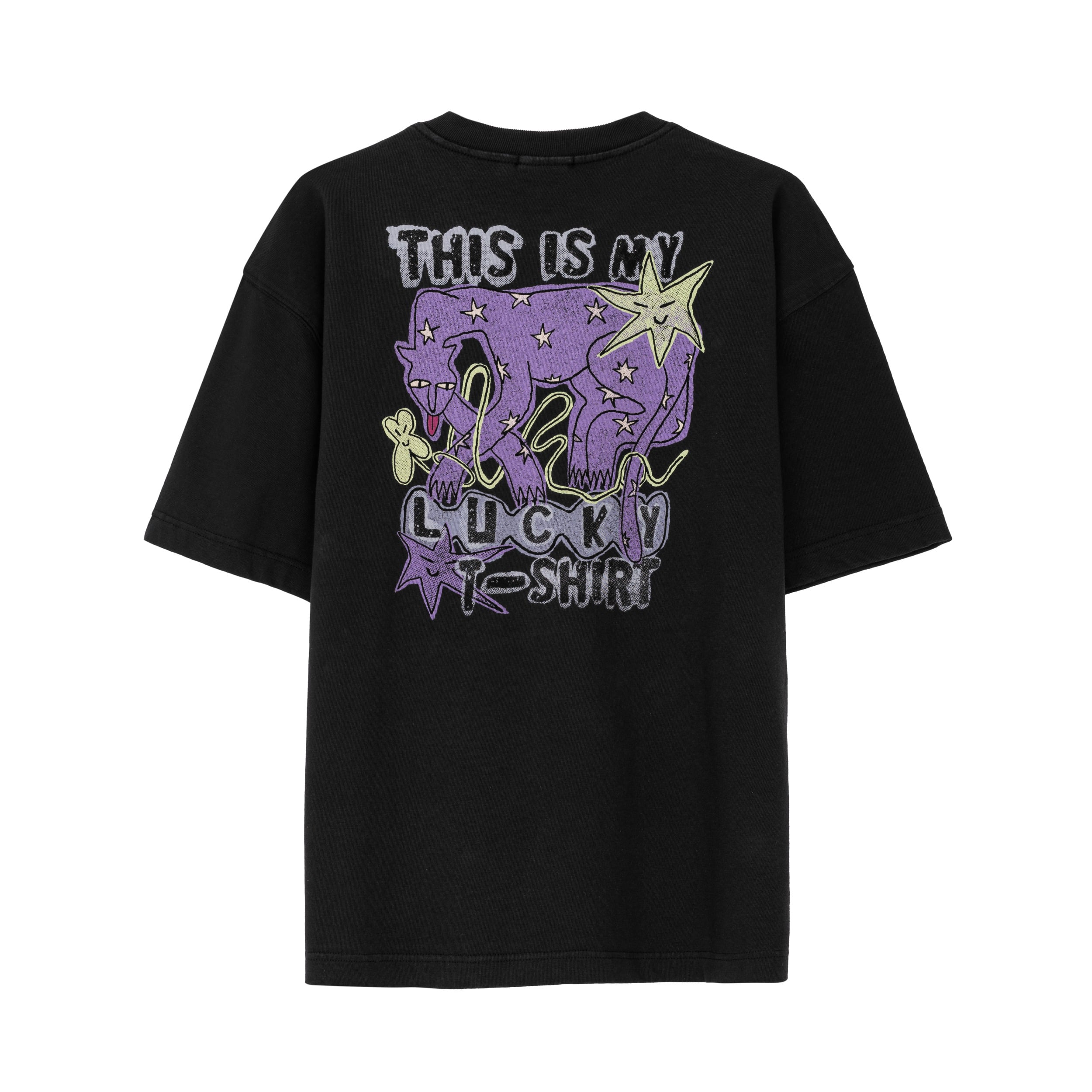 JD Good Luck Tee - Acid Black - Tee JD Good Luck Tee - Acid Black - Tee