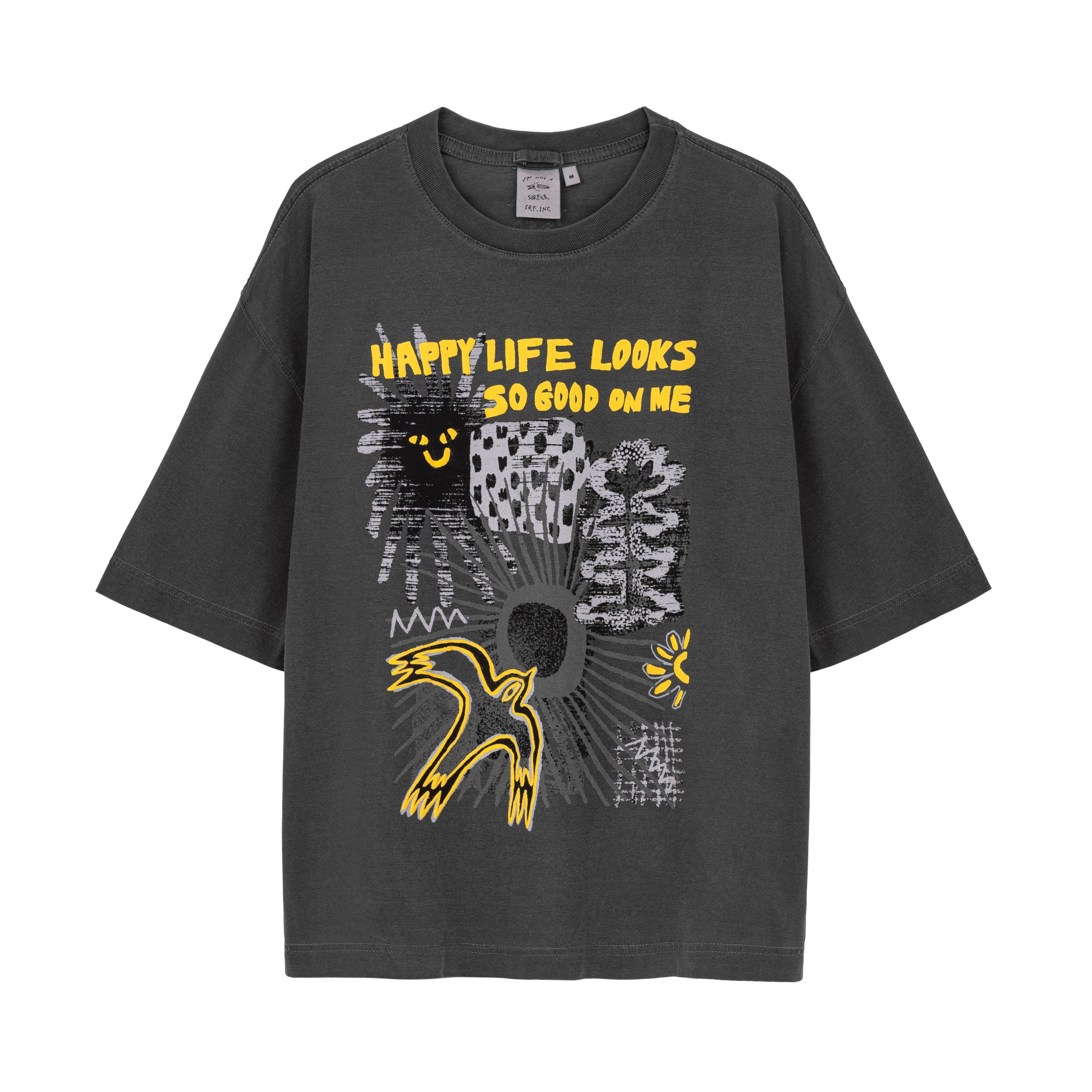 JD Happy Life Tee - Pacific Mist - Magliette JD Happy Life Tee - Pacific Mist - Magliette