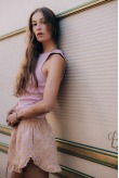 Eye Catcher Frilled Shorts - Lemon OG - Pantalones cortos Eye Catcher Frilled Shorts - Lemon OG - Pantalones cortos