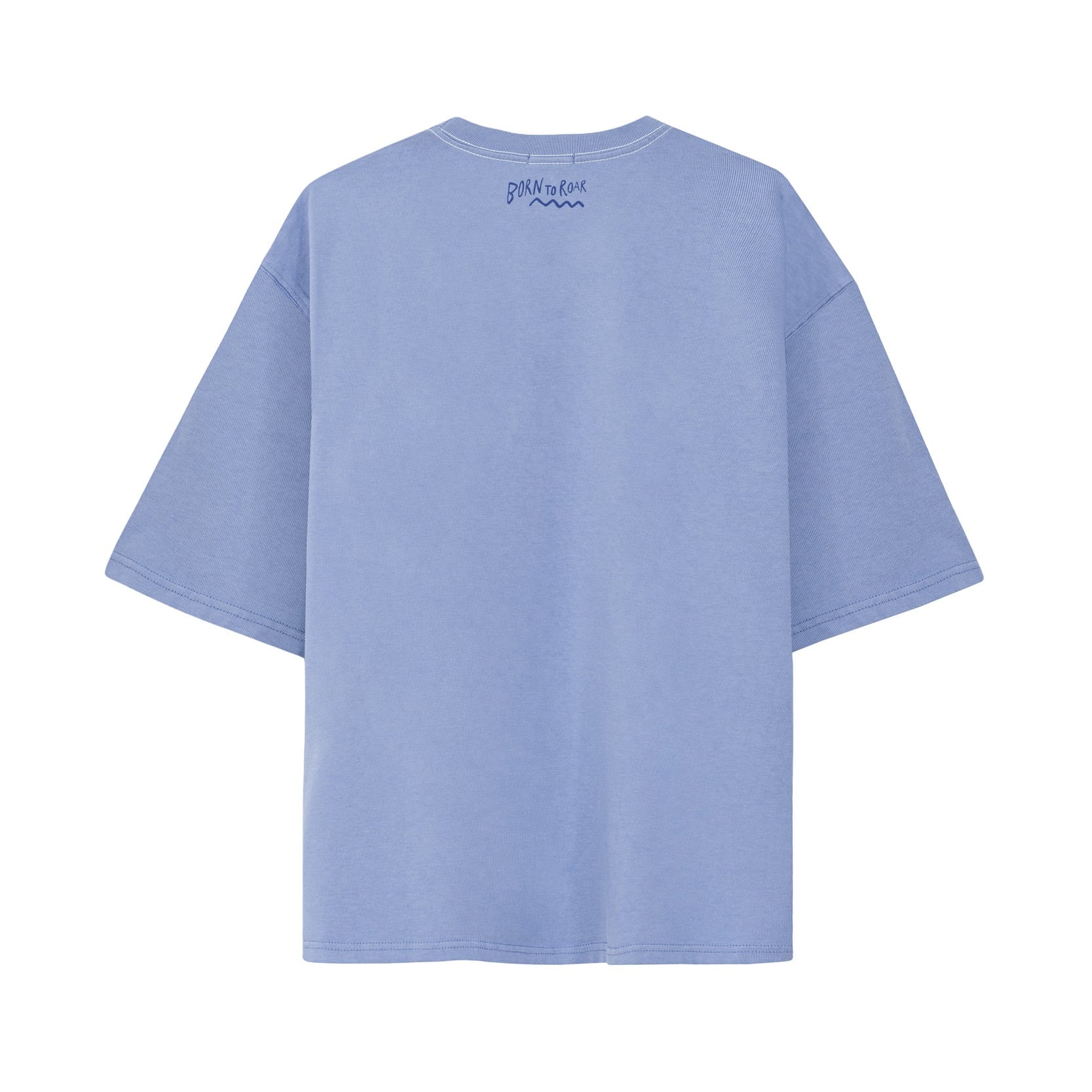 Born To Roar Box Tee - Denim Blue - Tee Born To Roar Box Tee - Denim Blue - Tee