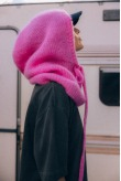 Wool Fluffy Balaclava - Flamingo - Balaclava Wool Fluffy Balaclava - Flamingo - Balaclava