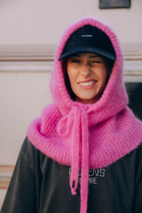 Wool Fluffy Balaclava - Flamingo - Balaclava Wool Fluffy Balaclava - Flamingo - Balaclava