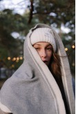 Rib Fluffy Beanie - Vintage White - Berretti