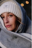 Rib Fluffy Beanie - Vintage White - Berretti