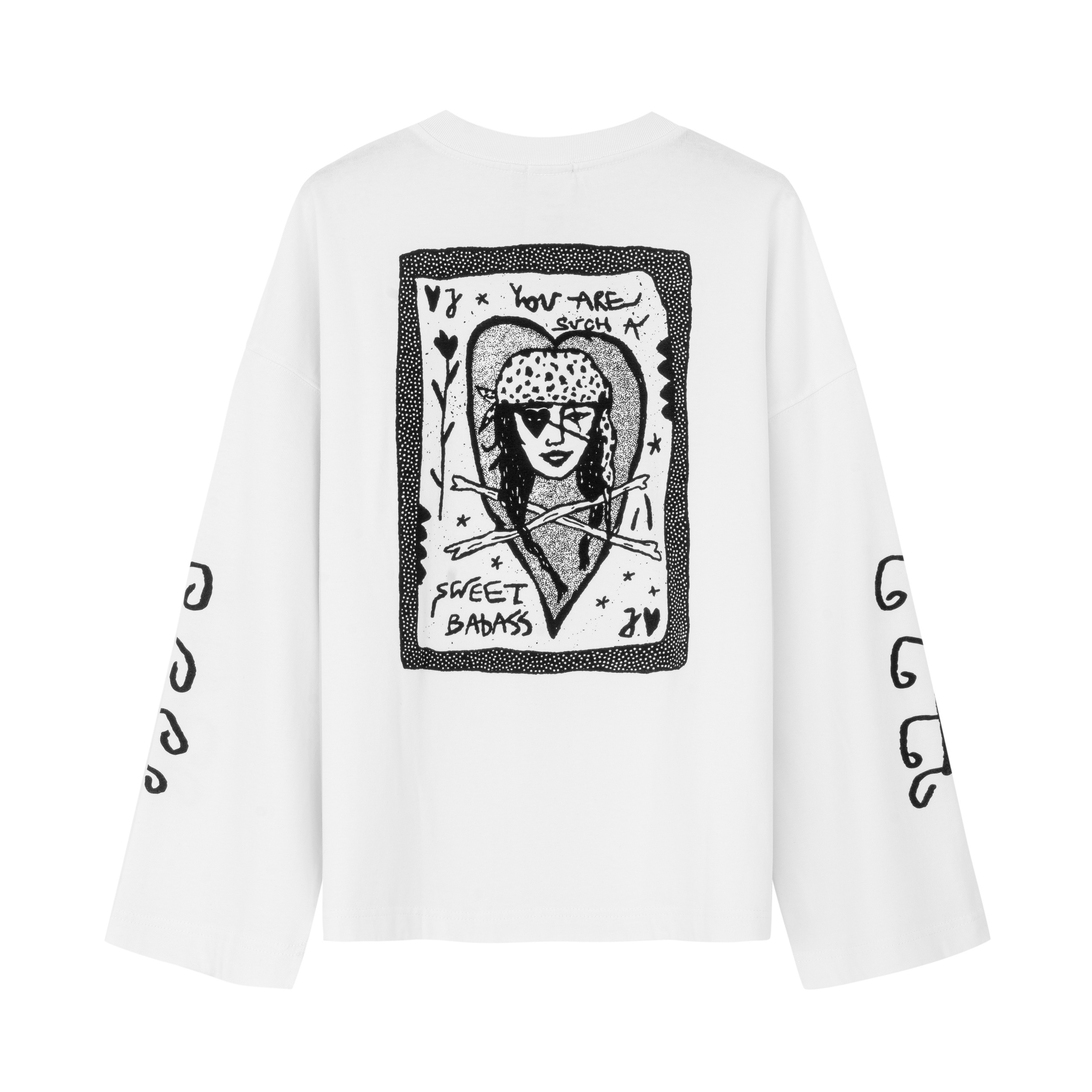 JD Sweet Badass Ls - Paper White - Manga larga JD Sweet Badass Ls - Paper White - Manga larga