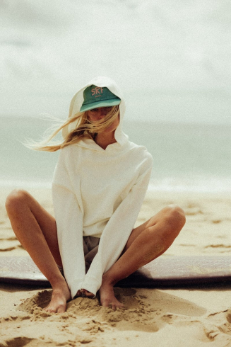 Waffle Hoodie - Vintage White