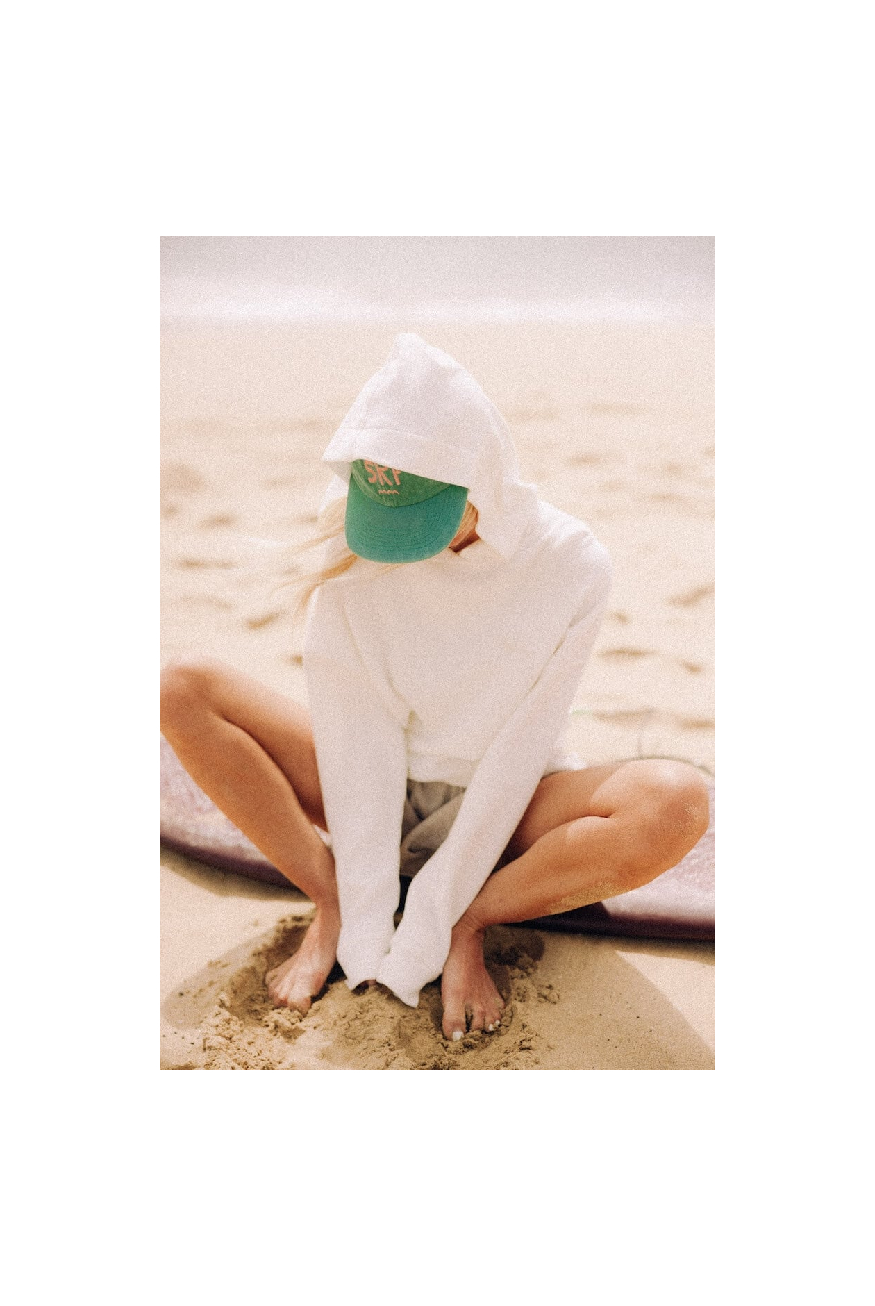 Waffle Hoodie - Vintage White