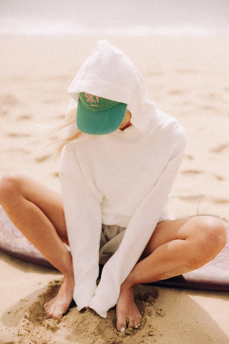 Waffle Hoodie - Vintage White