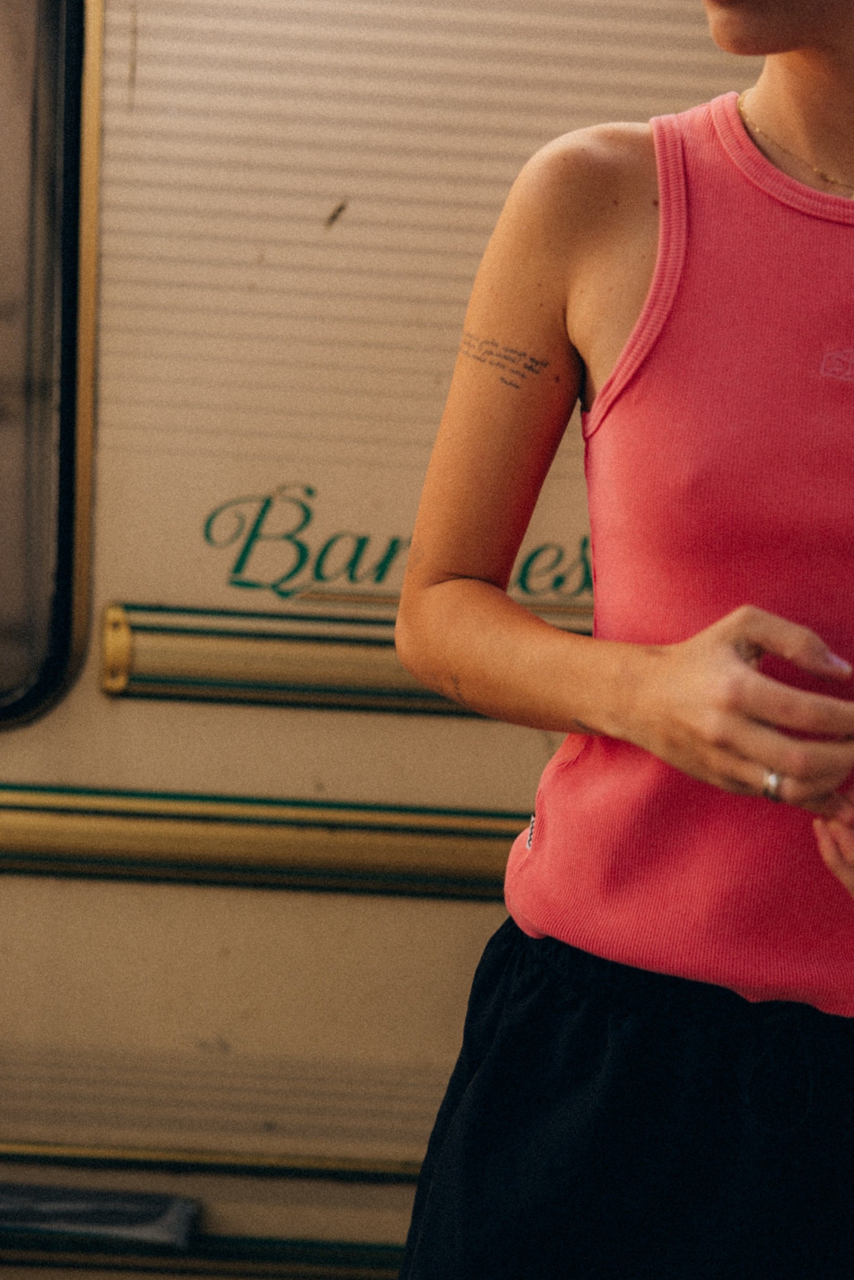 Stonewashed Classic Top - Deep Pink - Tops Stonewashed Classic Top - Deep Pink - Tops