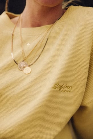 Waffle Longsleeve - Yellow...