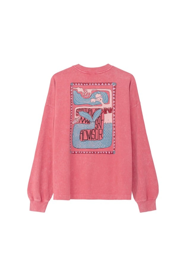 Spiritual Advisor Ls - Deep Pink - Longsleeve Spiritual Advisor Ls - Deep Pink - Longsleeve