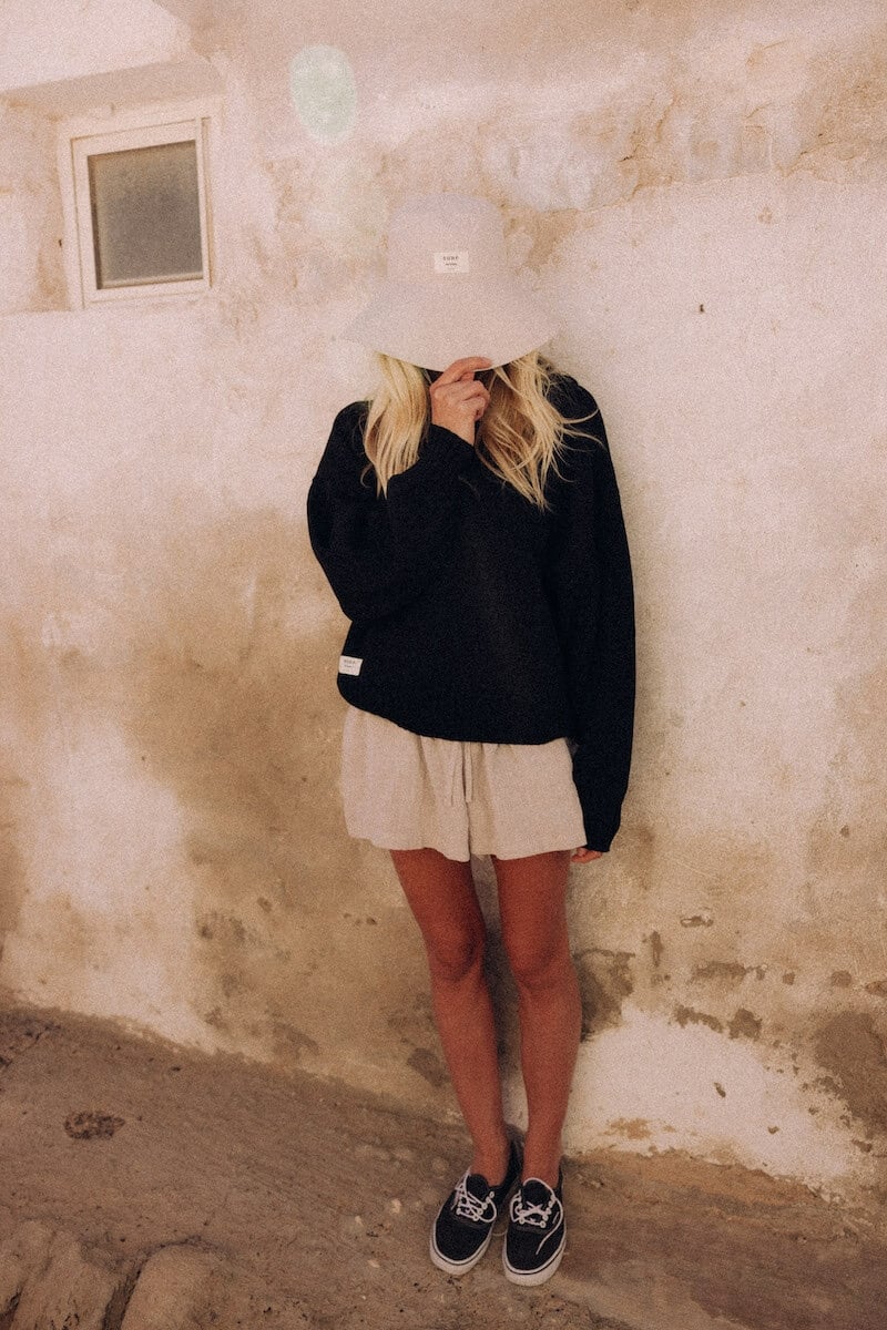 Summer Linen Hat - Champagne