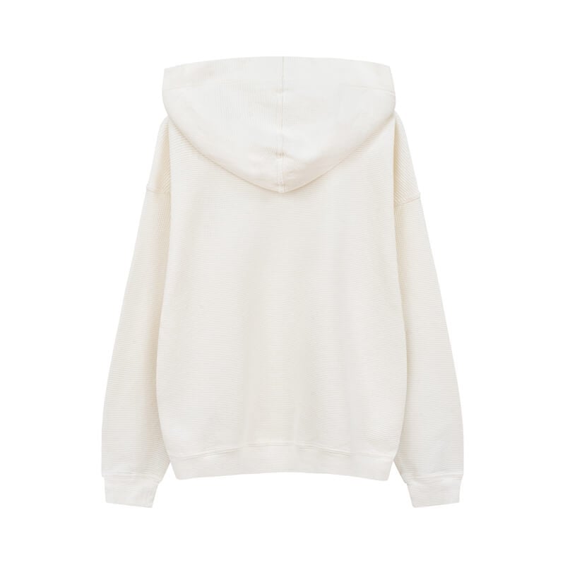 Waffle Hoodie - Vintage White
