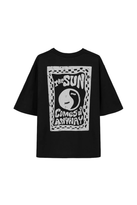 Yin Yang Box Tee - Acid Black Yin Yang Box Tee - Acid Black