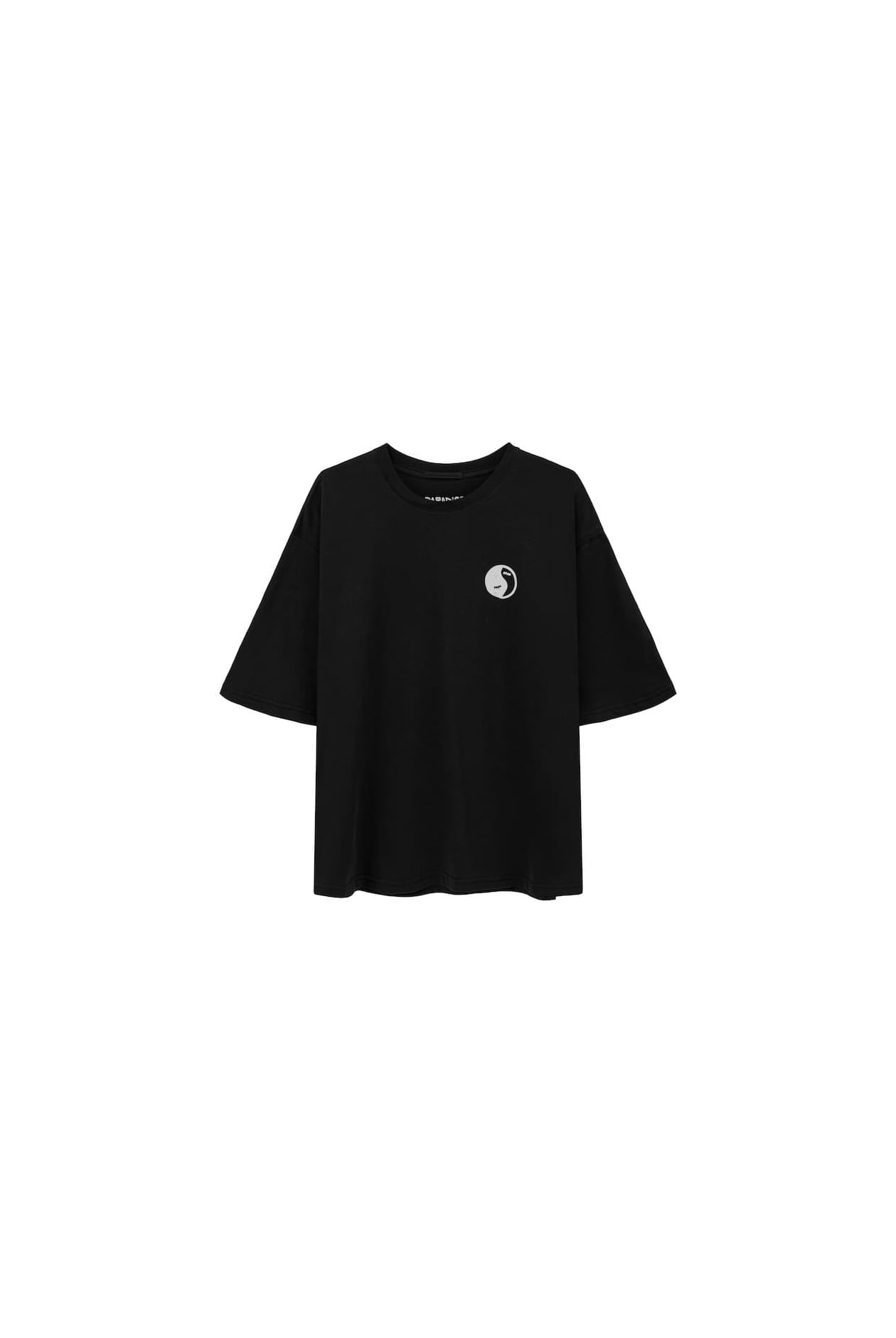 Yin Yang Box Tee - Acid Black Yin Yang Box Tee - Acid Black