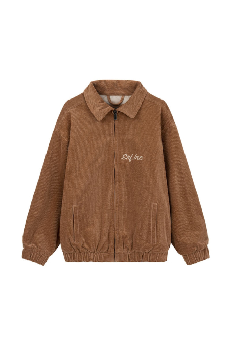 Cord Baseball Jacket - Toffee Cord Baseball Jacket - Toffee