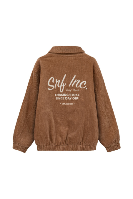 Cord Baseball Jacket - Toffee Cord Baseball Jacket - Toffee