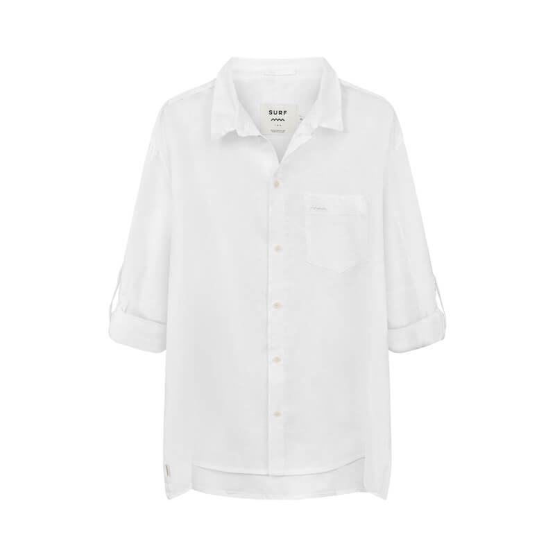 Linen Shirt - Paper White