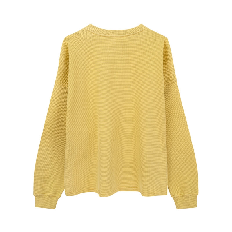 Waffle Longsleeve - Yellow Snow