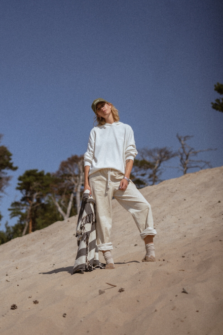 Waffle Hoodie - Vintage White Waffle Hoodie - Vintage White