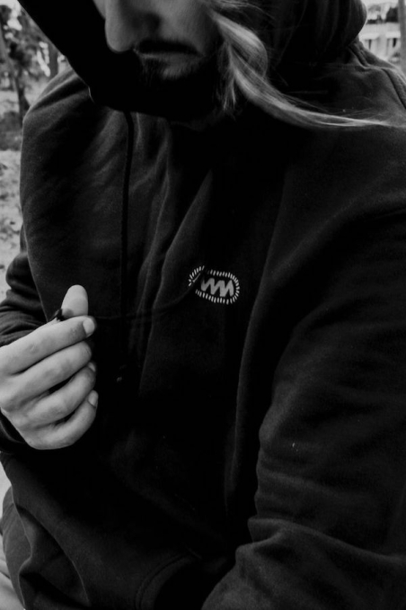 Tranquilo Hoodie - Acid Black Tranquilo Hoodie - Acid Black